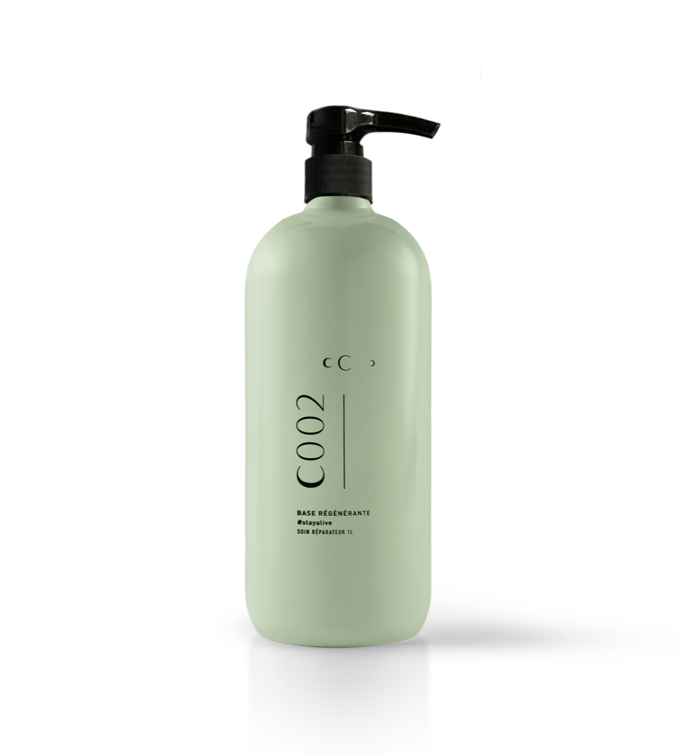 CUBA CHANCE SOIN RÉGÉNÉRANTE C002 professional hair care deep hydrating and revitalizing base in 1L pump bottle