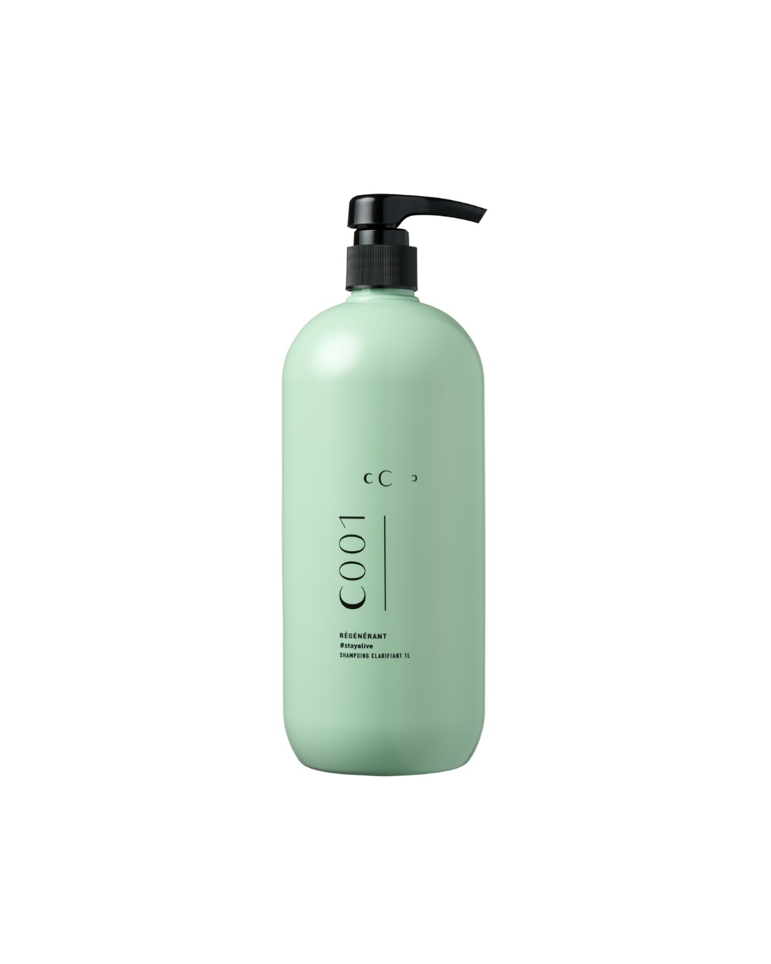CUBA CHANCE SOIN regenerating clarifying shampoo C001 in 1L pump bottle for professional deep hair cleansing and preparation