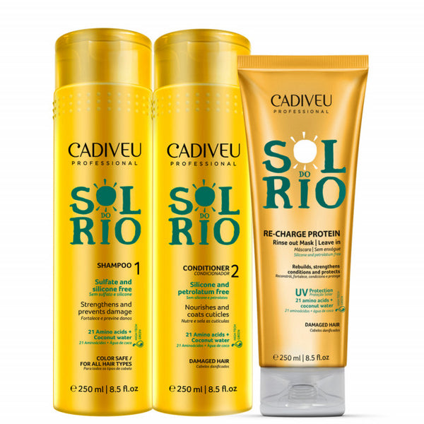 CADIVEU SOL DO RIO - KIT HOME CARE