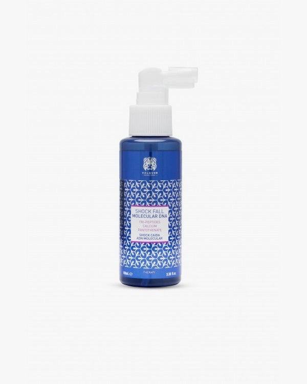 VALQUER SPRAY ANTI-CHUTE ADN MOLECULAIRE 100ML hair loss treatment bottle.